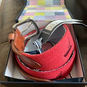 Men's Vineyard Vines Icon Canvas Club Belt size 38